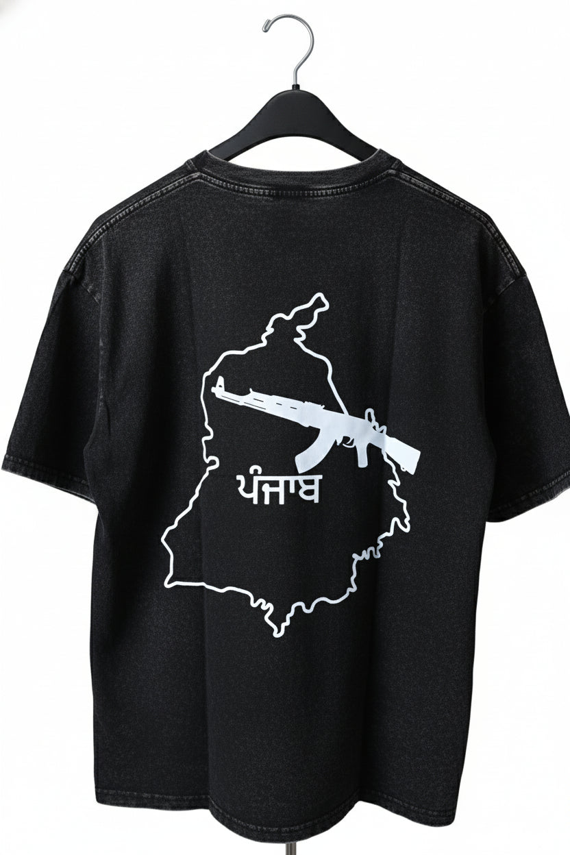 PUNJAB OVERSIZED T-SHIRT WASHED